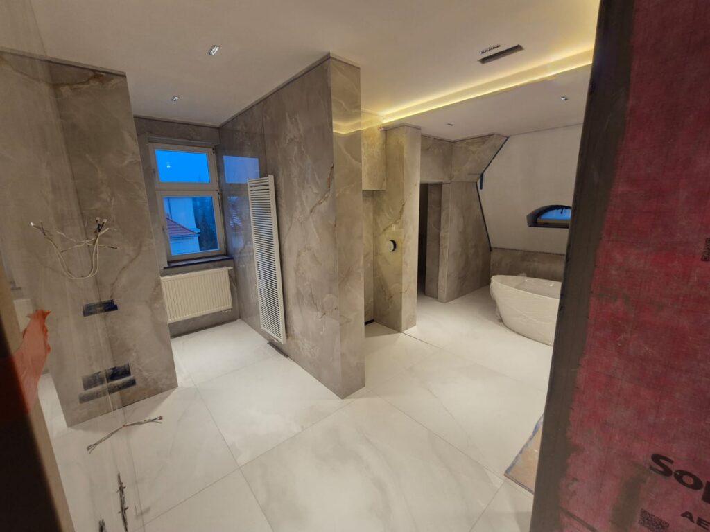 remonty łazienek, wykończenie łazienek , każdy standard